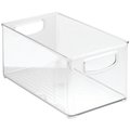 Idesign Hang & Stack Storage Bin, Plastic, Clear 64530